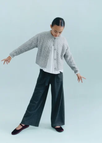 Cardigan boutonné en tricot
