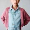 Cardigan boutonné en tricot