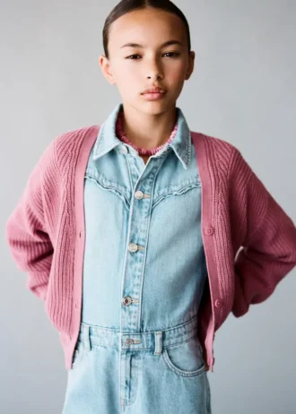 Cardigan boutonné en tricot