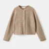 Cardigan boutonné en tricot