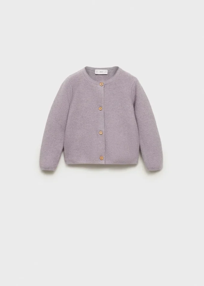 Cardigan boutonné en tricot