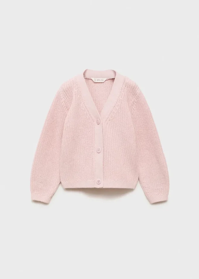 Cardigan boutonné en tricot