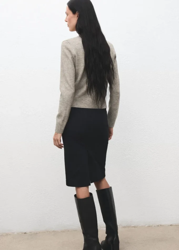 Cardigan boutonné en tricot