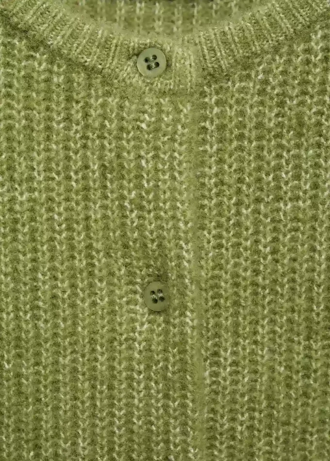 Cardigan boutonné en tricot
