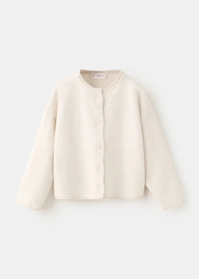 Cardigan boutonné en tricot