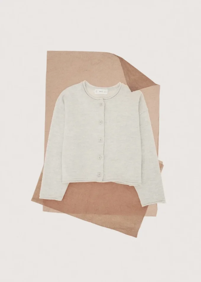 Cardigan boutonné en tricot