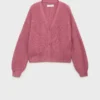 Cardigan boutonné en tricot
