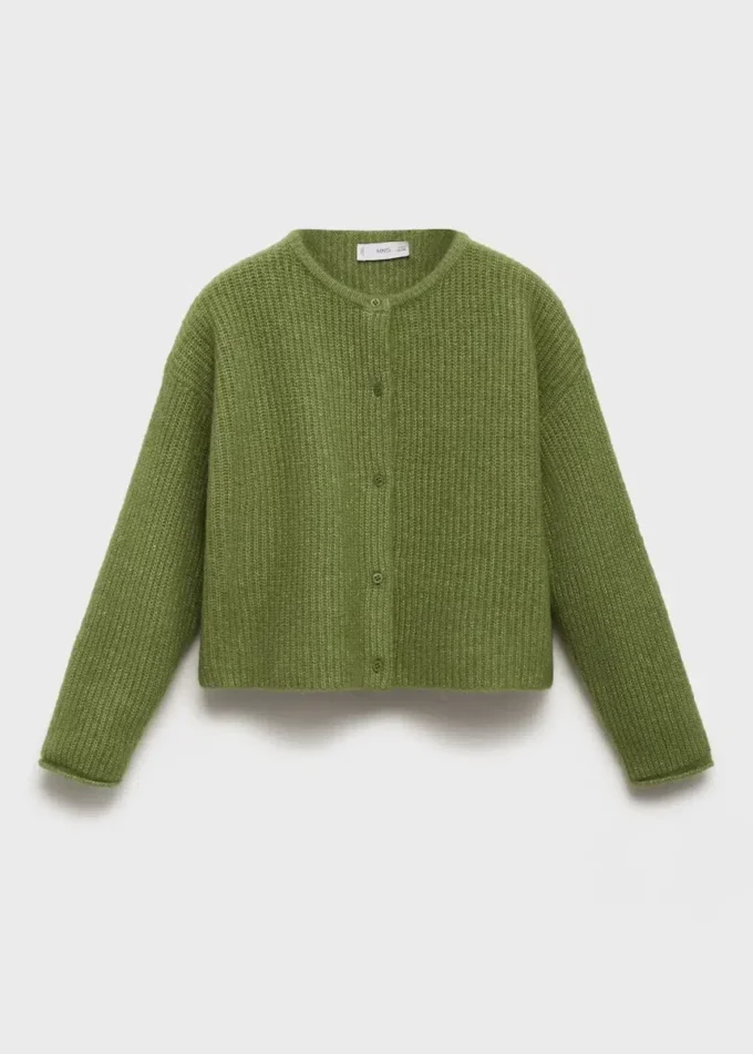 Cardigan boutonné en tricot