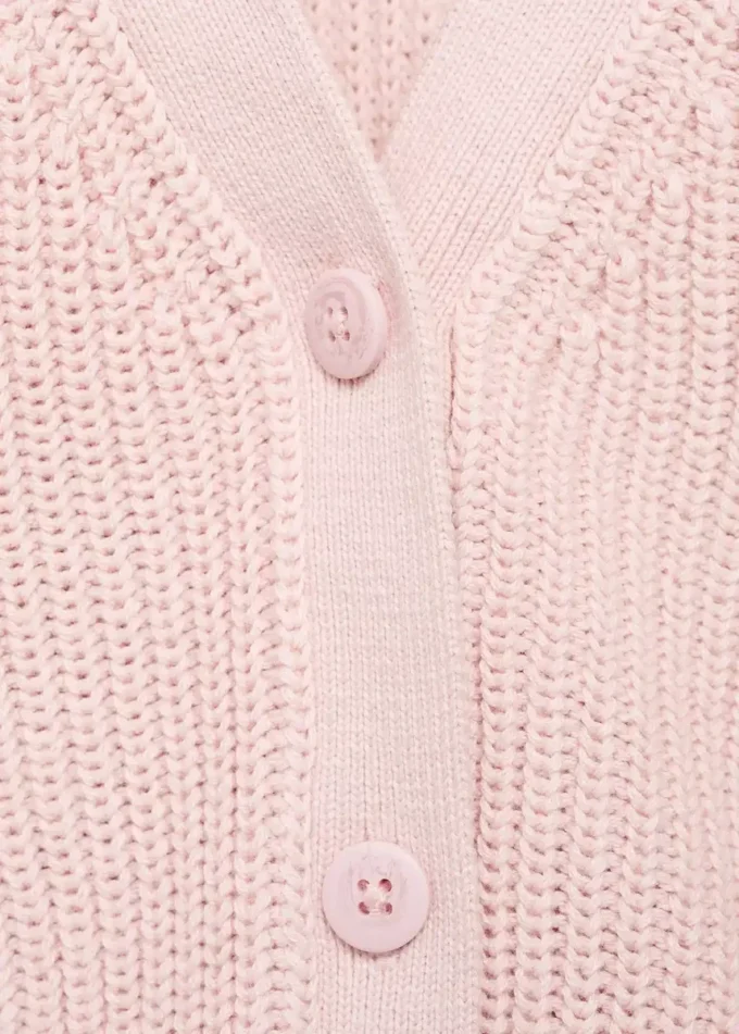 Cardigan boutonné en tricot