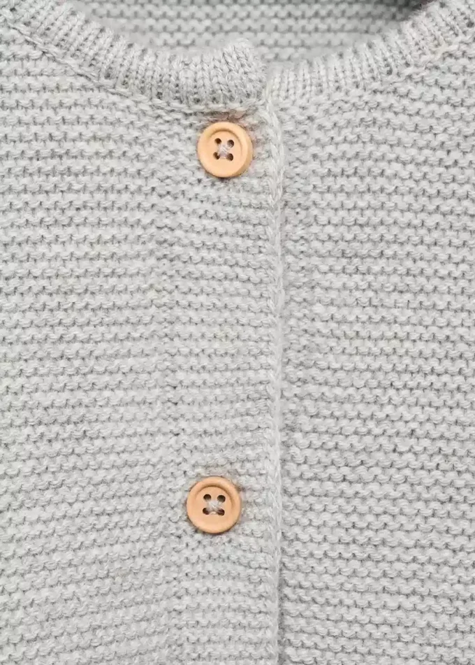 Cardigan boutonné en tricot