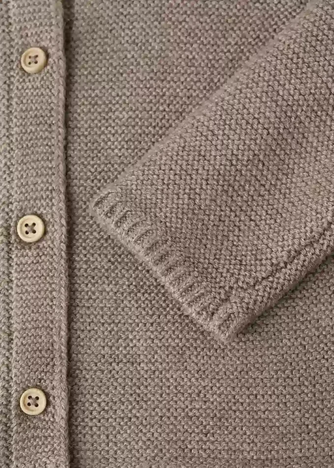 Cardigan boutonné en tricot