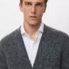 Cardigan boutonné en tricot