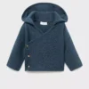 Cardigan à capuche en maille