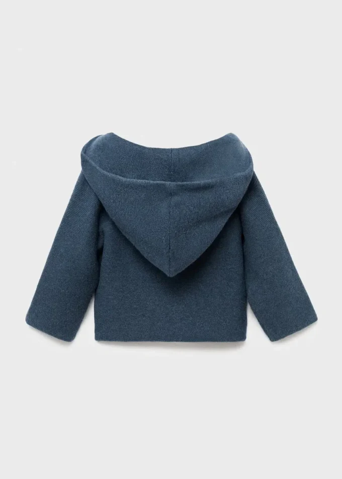 Cardigan à capuche en maille