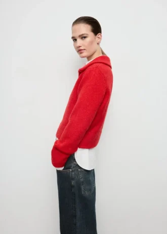 Cardigan à col chemise