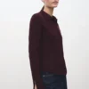 Cardigan à col chemise