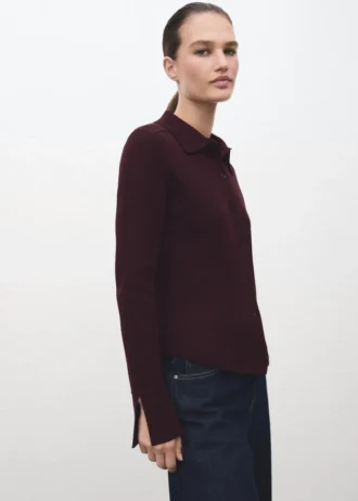Cardigan à col chemise