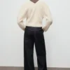 Cardigan à col en V avec nœuds
