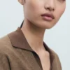 Cardigan à col en V avec poches