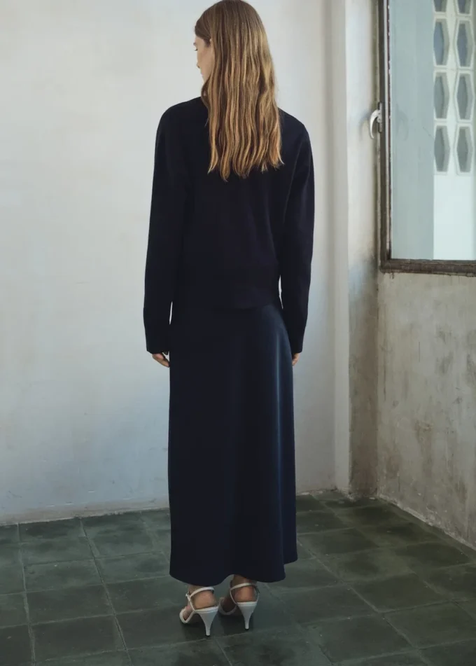 Cardigan croisé avec bouton bijou
