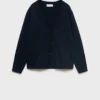 Cardigan en coton mélangé