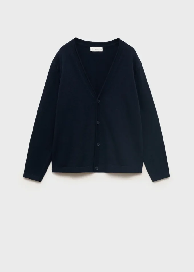 Cardigan en coton mélangé