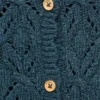 Cardigan en maille ajourée