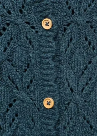 Cardigan en maille ajourée