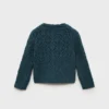 Cardigan en maille ajourée