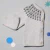 Cardigan en maille avec bordure à motifs