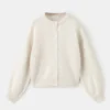 Cardigan en maille avec détails brillants