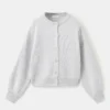 Cardigan en maille avec détails brillants