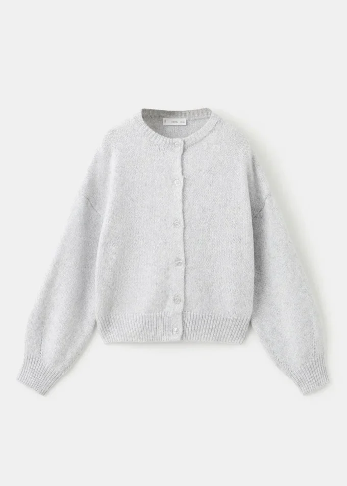 Cardigan en maille avec détails brillants