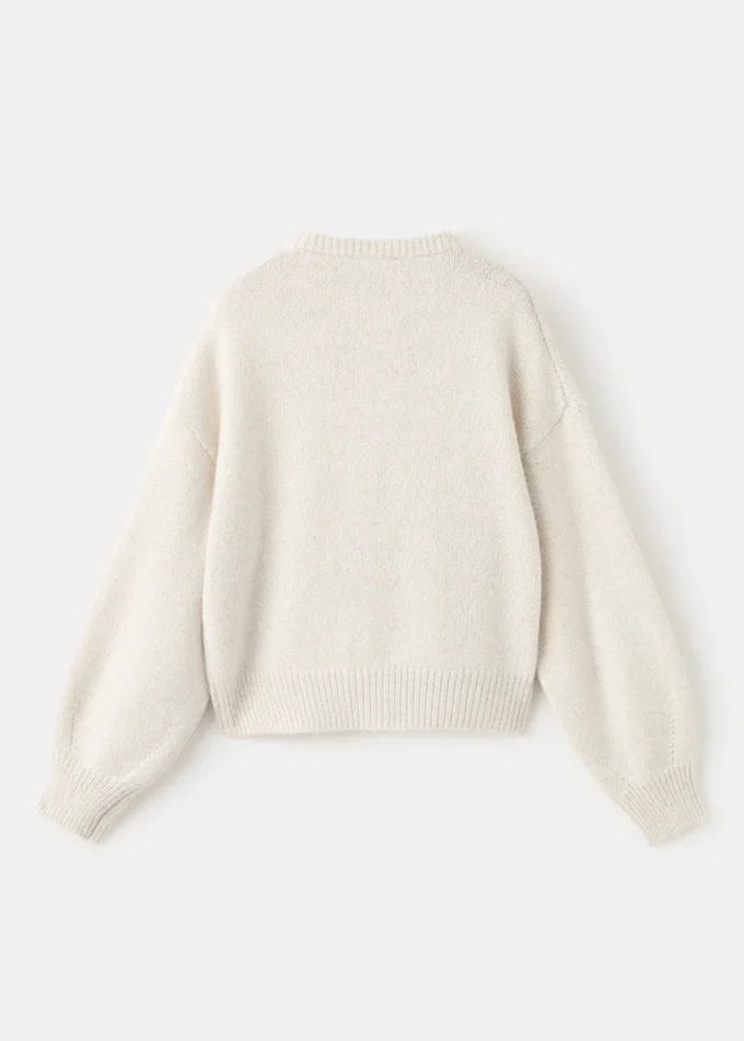 Cardigan en maille avec détails brillants