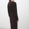 Cardigan en maille avec nœud