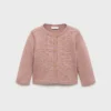 Cardigan en maille brodé