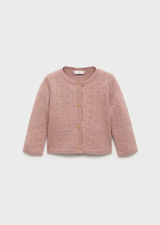 Cardigan en maille brodé