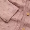 Cardigan en maille brodé