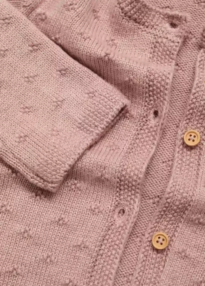 Cardigan en maille brodé