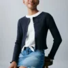 Cardigan en maille côtelée