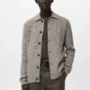 Cardigan en maille côtelée