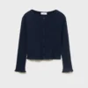 Cardigan en maille côtelée