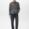 Cardigan en maille côtelée
