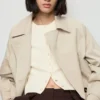 Cardigan en maille côtelée