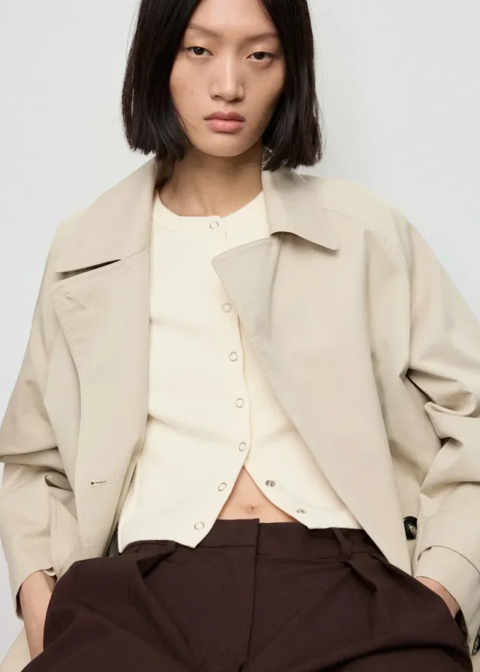 Cardigan en maille côtelée