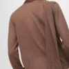 Cardigan en maille fine avec foulard