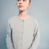 Cardigan en maille à manches longues
