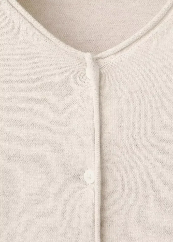 Cardigan en maille à manches longues