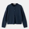 Cardigan en maille à manches longues