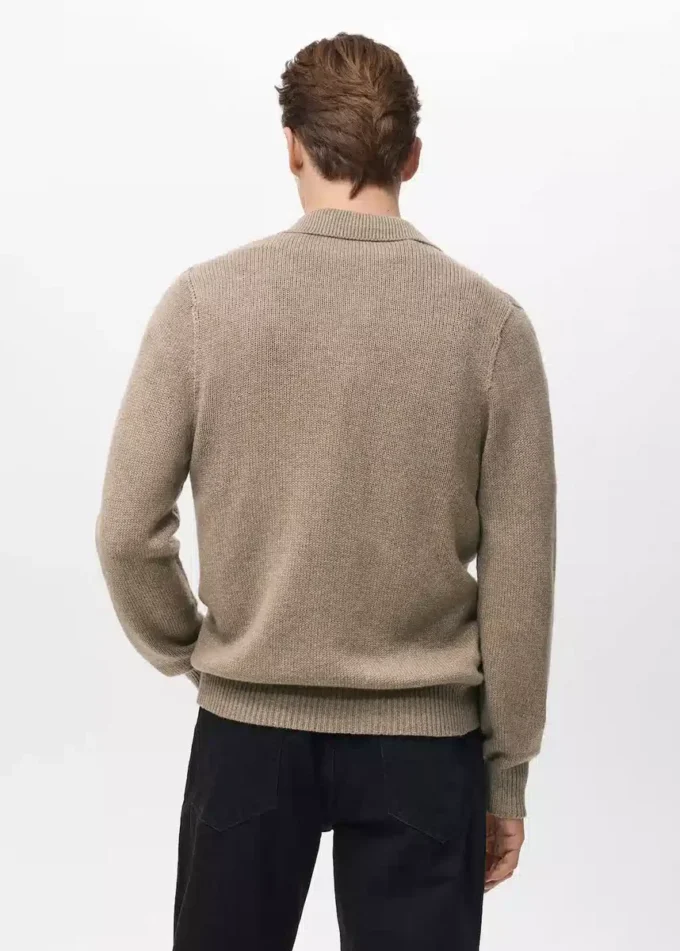 Cardigan en maille mélangée de laine